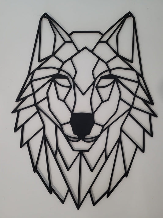 Wolf Kopf Wanddekor