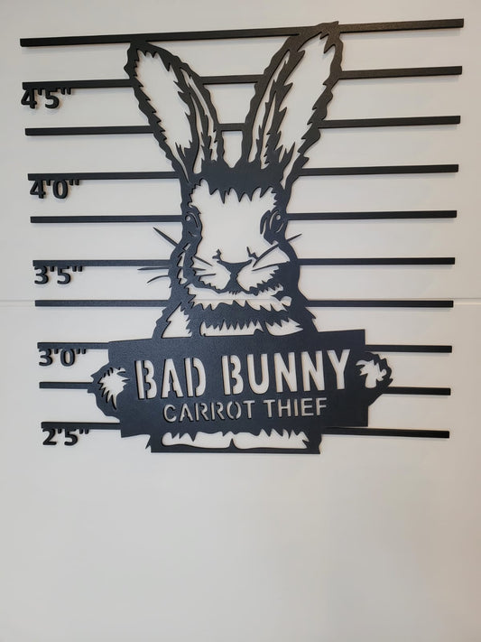 "Bad Bunny - Osterdeko Wand- und Türschild"