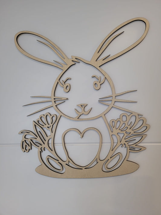 "A-Sweet Bunny" Tür- und Wanddekoration