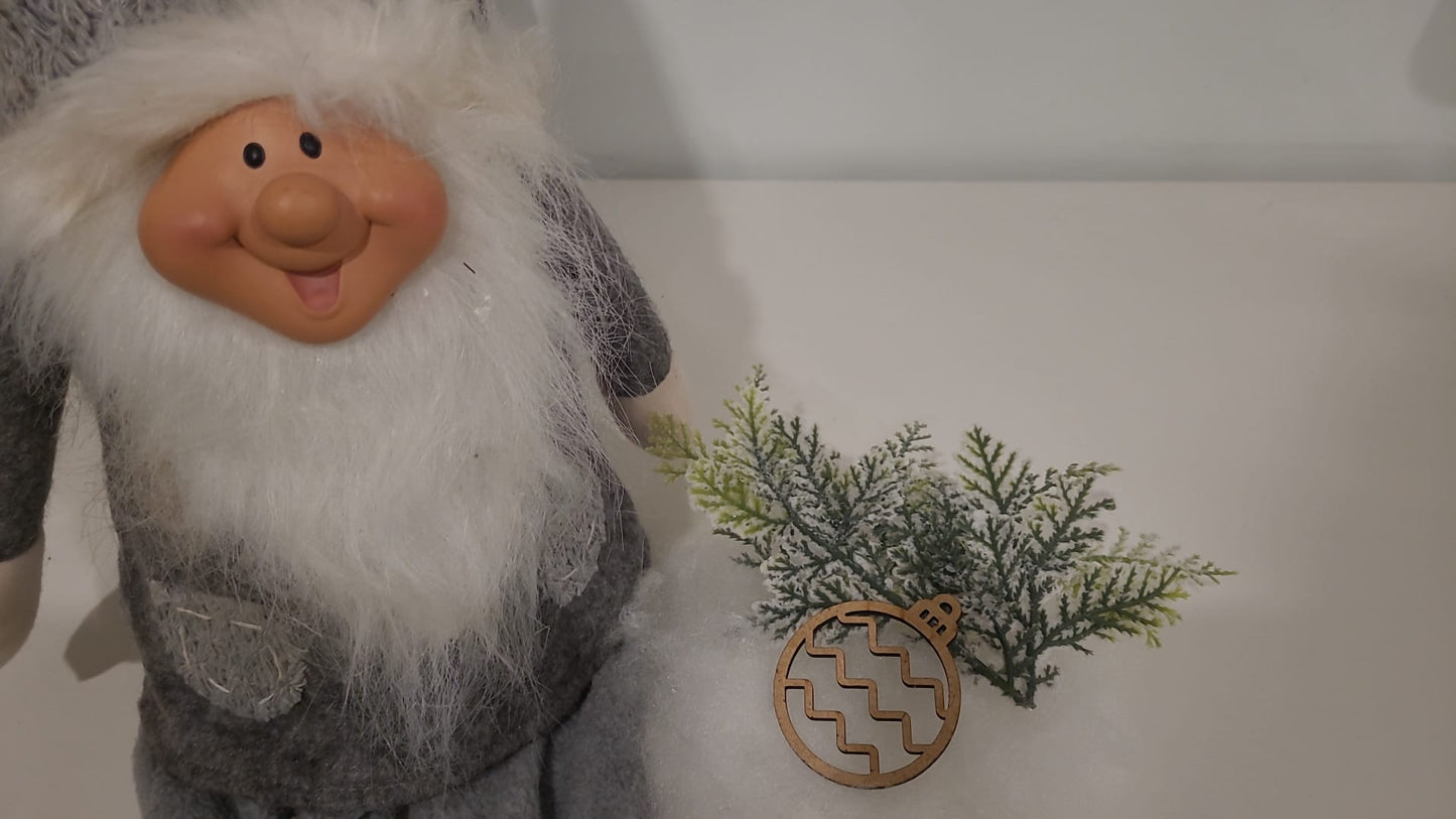 Exquisite Laser-Cut Weihnachtskugel-Kollektion in Geschenkbox