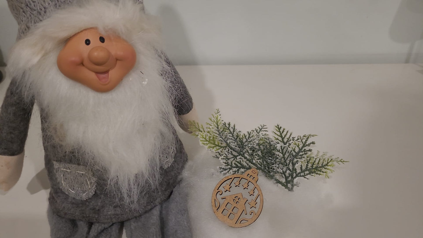 Exquisite Laser-Cut Weihnachtskugel-Kollektion in Geschenkbox
