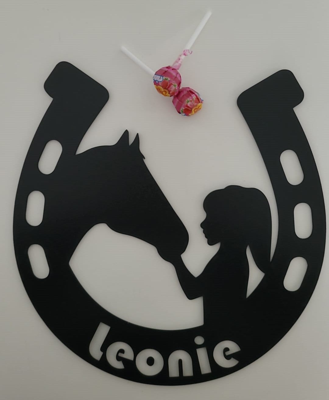 Mädchen mit Pferd Individuelles Wandbild