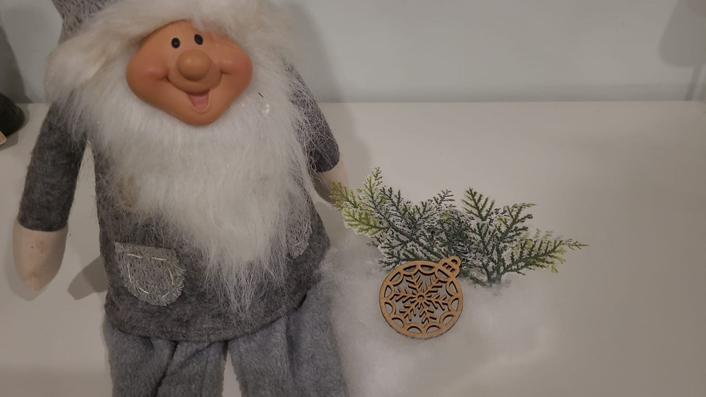 Exquisite Laser-Cut Weihnachtskugel-Kollektion in Geschenkbox